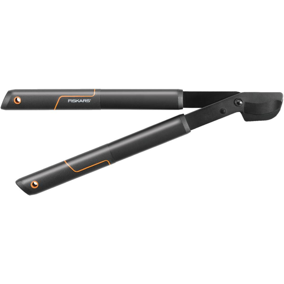 Fiskars SingleStep Lopper Bypass Hook head with black handles and orange detailing.